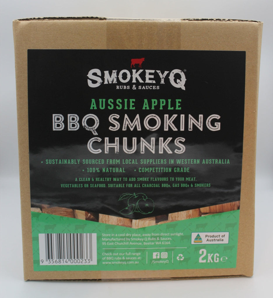 Aussie Apple wood smoking chunks - SmokeyQ
