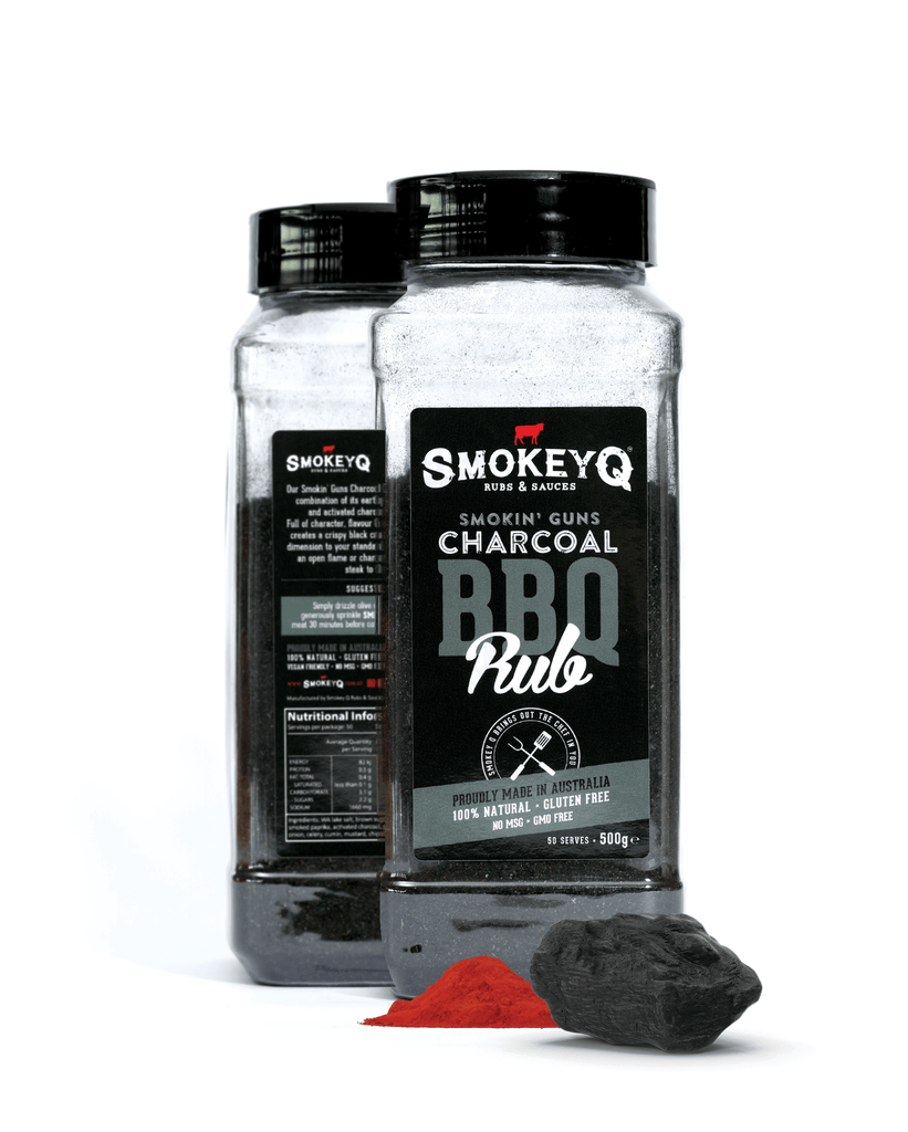 Smokin Guns Charcoal Rub Shaker - 500g - SmokeyQ